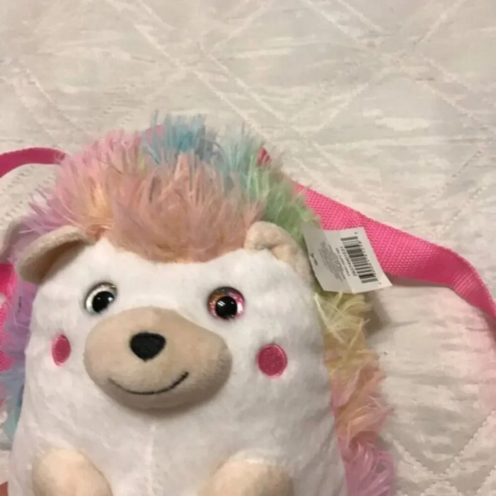 Hedgehog Rainbow plush‎ backpack
